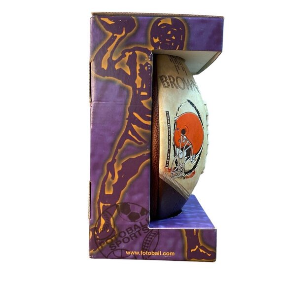 1999 Cleveland Browns Limited Edition Series M Football NFL with box - Picture 4 of 9